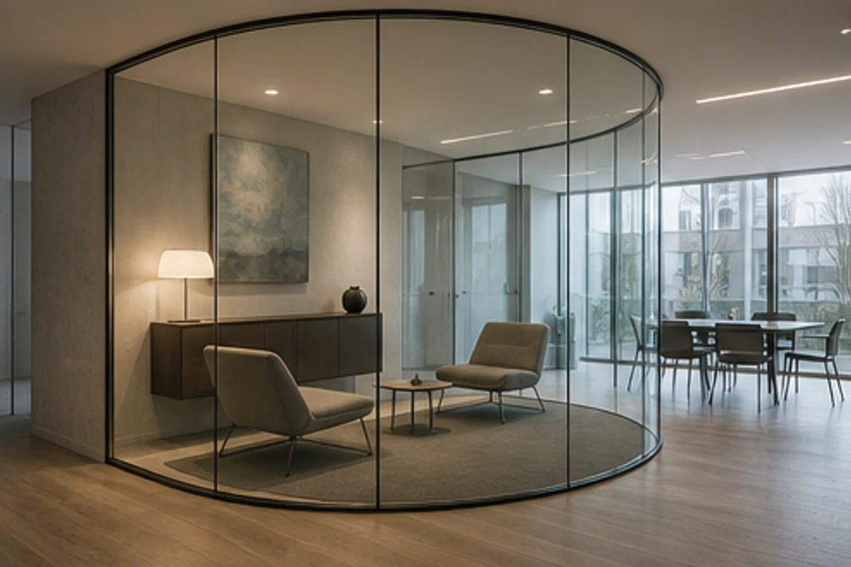 Gebogenes Glas in der Architektur: Ästhetik, Funktion und Technik
