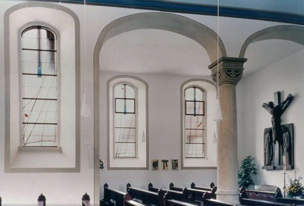 Zeitgenössische Glasmalerei von Tobias Kammerer